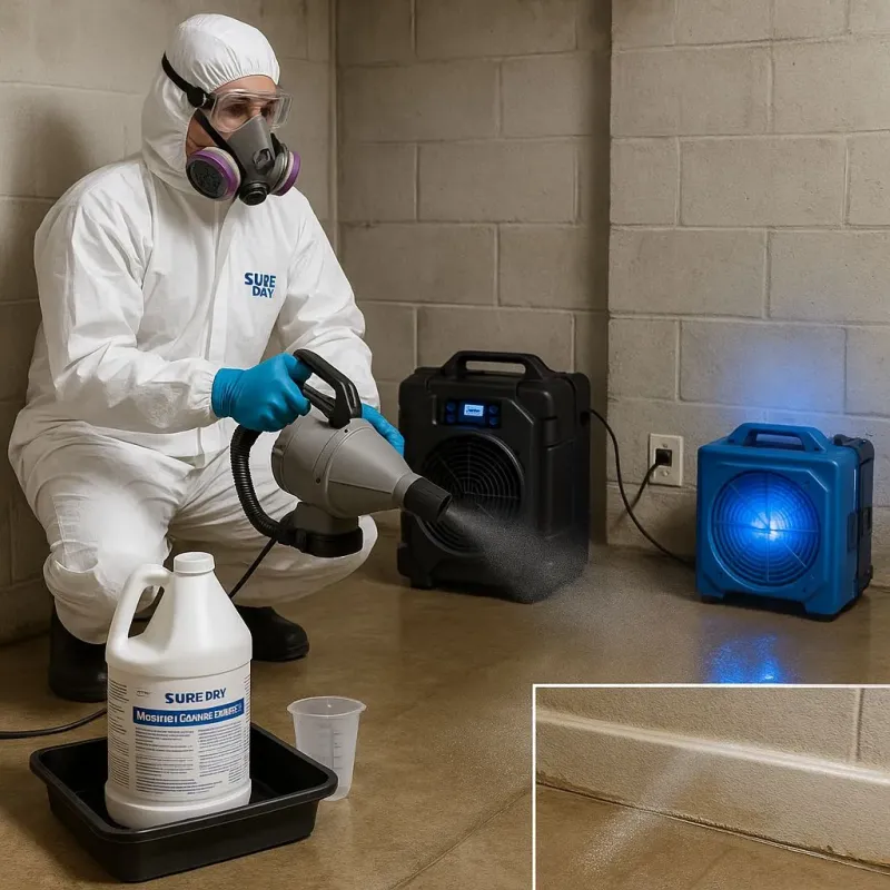 Sanitization and Odor Removal process in Wilson, NY
